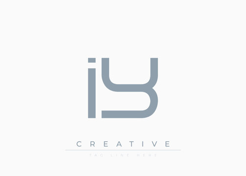 IY Creative Minimalist Logo Design For Branding And Modern Corporate Identity. letter logo design