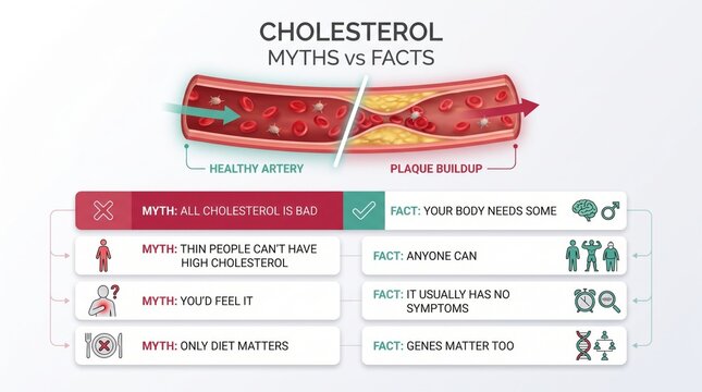 Cholesterol myths versus facts