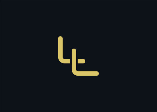 Text LL logo design. This monogram Logo Mark for Branding and Corporate Identity