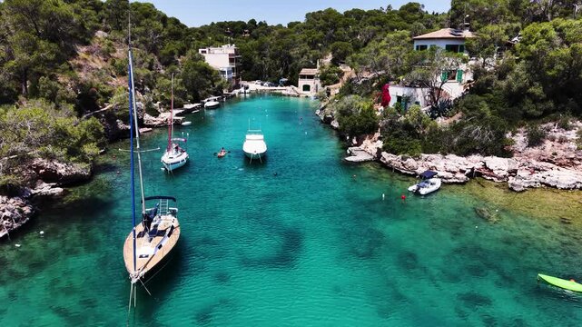 Puero Figuera, Mallorca at summer, Spain