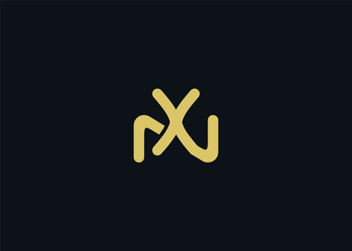 Text XN logo design. This monogram Logo Mark for Branding and Corporate Identity