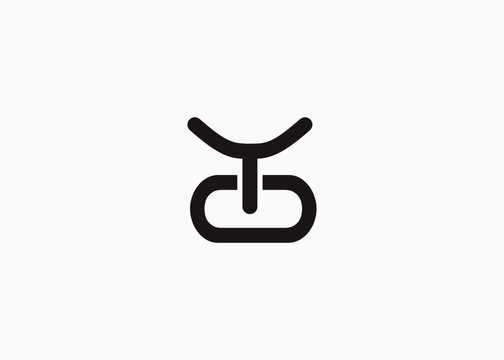 Text YO logo design. This monogram Logo Mark for Branding and Corporate Identity