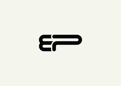 Text BP logo design. This monogram Logo Mark for Branding and Corporate Identity