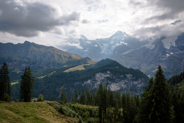 Obraz premium Scenic views from rural parts of Switzerland