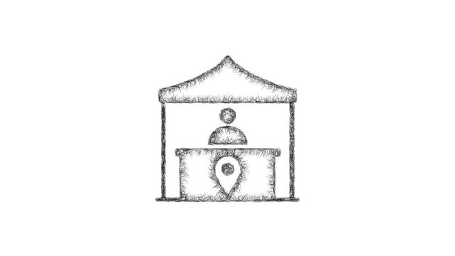 Sketch checkpoint icon animation - smooth progressive reveal