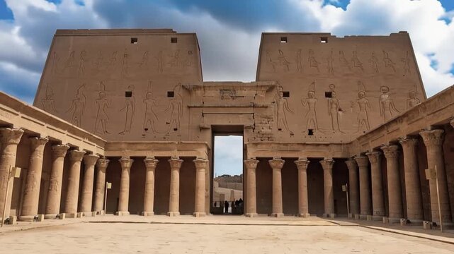 Horus Temple , Edfu, Egypt