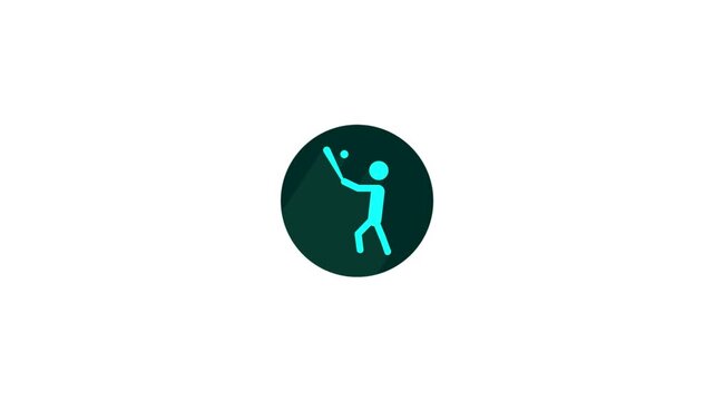 Baseball Player Icon Animation