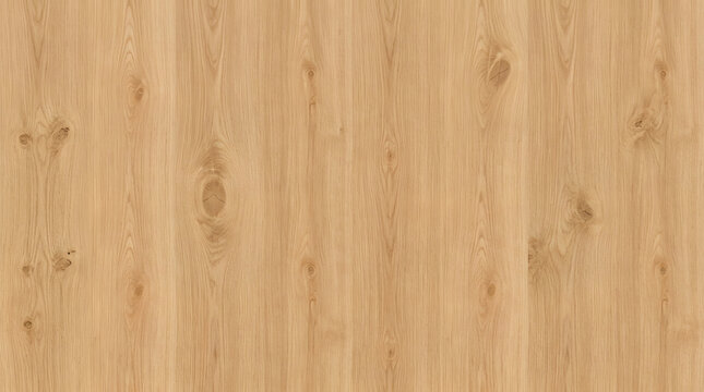 Natural Light Oak Wood Texture, Seamless Grain Pattern, Warm Beige Wood Flooring Background, Rustic Timber Surface for Design