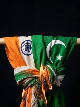 Intense Geopolitical Conflict and Rivalry of India and Pakistan. For international conflict, political rivalry, geopolitical tension, potential war, nationalism, and diplomatic crisis