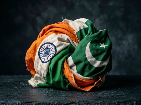 Intense Geopolitical Conflict and Rivalry of India and Pakistan. For international conflict, political rivalry, geopolitical tension, potential war, nationalism, and diplomatic crisis
