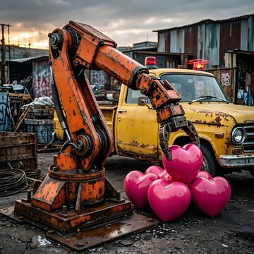 excavator at work