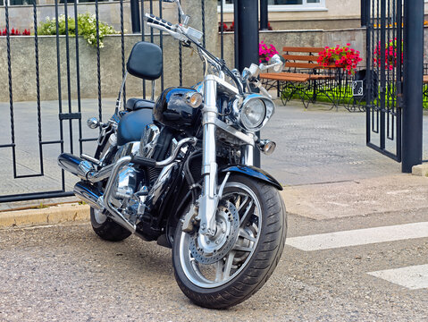 Honda VTX 1800, characterised by its large size and powerful 1,800 cc V-twin engine: Abakan, Russia - July 25, 2026