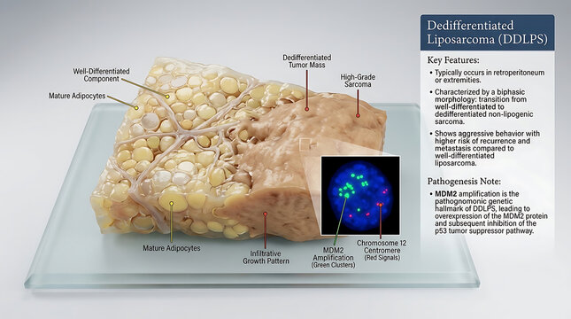Retroperitoneal Liposarcoma with MDM2 Amplification and Dedifferentiated Pattern