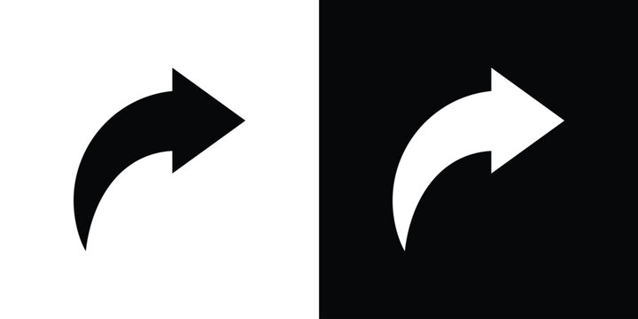 blue forward icon solid pictogram bundle