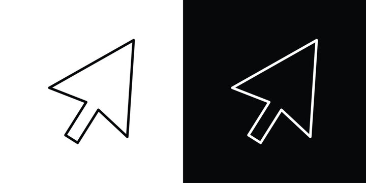 Mouse icon line art collection