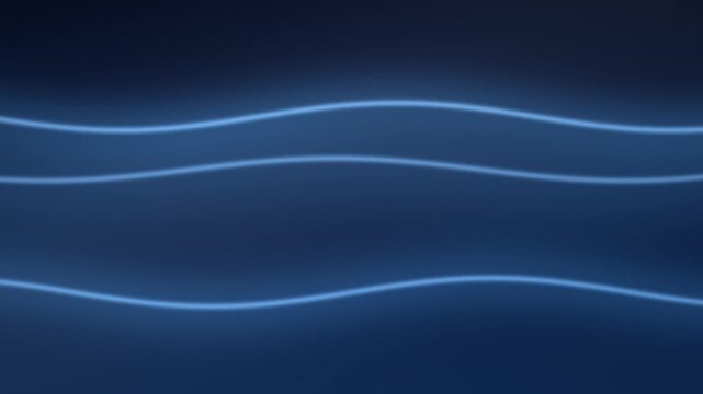 Deep Blue Flowing Gradient Waves Loop Background 4K｜ディープブルーの流麗グラデーションウェーブループ動画背景 4K