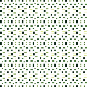 Abstract Geometric Pattern with Repeating Rectangles in Shades of Green and Yellow - Repeating Seamless Background Design