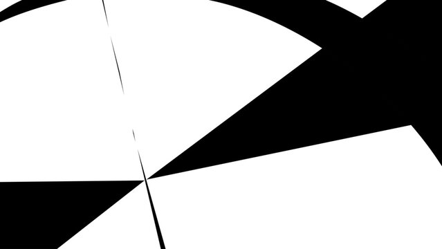 Abstract manga speed lines with sharp perspective rays. Dynamic comic action background isolated on transparent background. Black and white vector illustration.