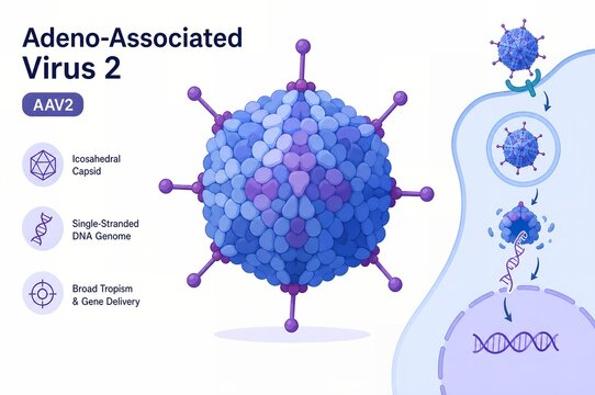 Adeno Associated Virus 2 AAV2 Structure and Gene Therapy