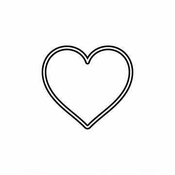 Heart Outline Line Icon
