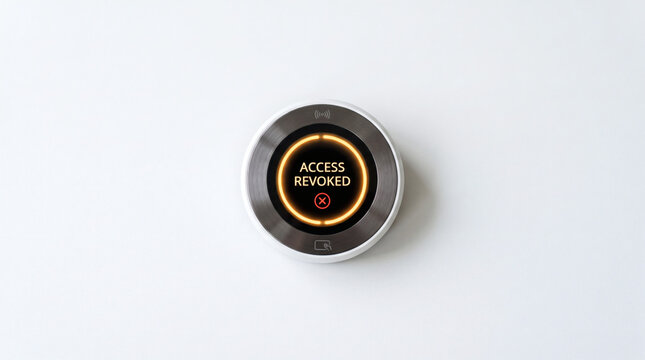 Access revoked notification on smart digital door lock
