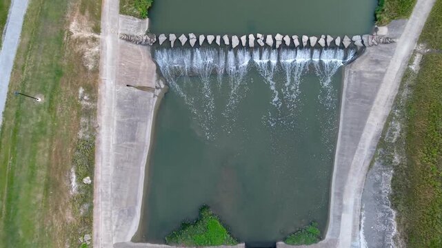 water flowing from a fountain