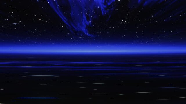 Traveling at warp speed (Loop)