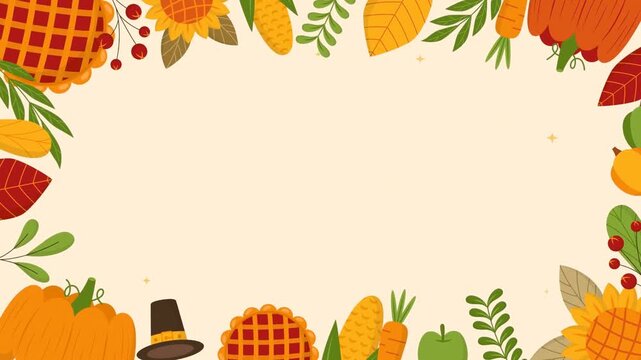 autumn leaves frame