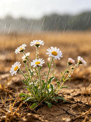 daisies in a field © KADAPE