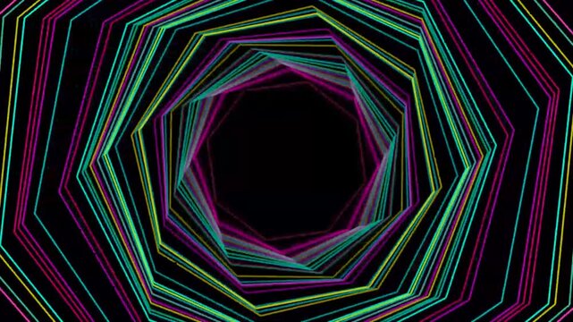 Procedural Animation of Outrun Tunnel Loop