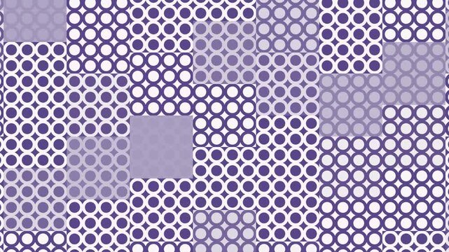 Seamless line pattern loop in white, purple - trendy animated 4K motion background for video editing, social media and presentation