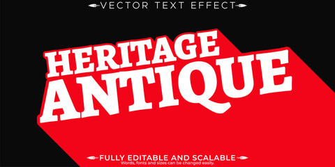Retro sticker text effect, editable 70s and 80s text style © QuillArtistry
