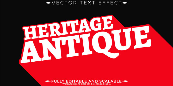 Retro sticker text effect, editable 70s and 80s text style