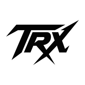 Abstract Geometric TRX Logo Design