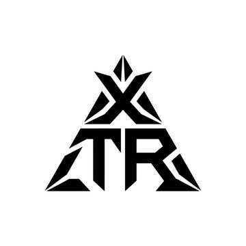 Abstract Geometric XTR Letter Logo Design