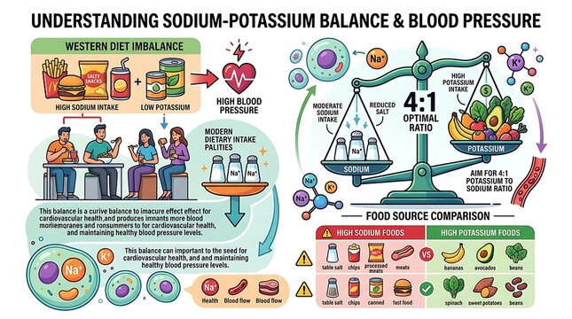 Understanding sodium potassium balance and blood pressure health