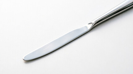 Fototapeta premium Stainless Steel Laboratory Spatula Tool For Scientific Chemical Research