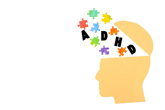 Bright puzzle pieces symbolize ADHD and understanding in focus