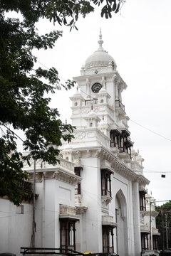 Chowmahalla Palace main entrance tower in Hyderabad