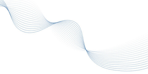dotted wave line pattern light blue halftone undulate net © Qomariyah .