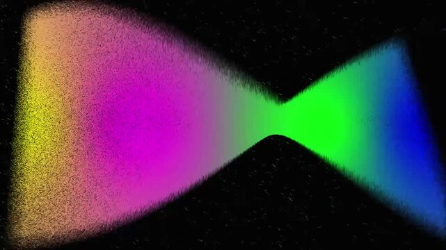 Abstract rainbow gradient morphing shape motion background, fluid colorful light waves spectrum