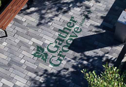 Road Branding Mockup