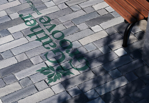 Concrete Block Branding Mockup