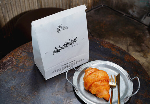 Bakery Bag Mockup