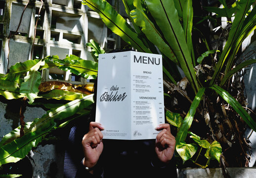 Holding Flyer Mockup