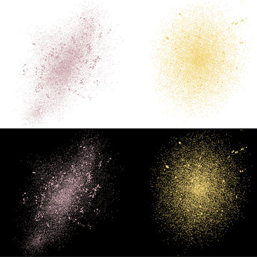 Color Powder Splash Overlay PNG for Holi Festival, Diwali Design and Color Run Isolated on Transparent Background
