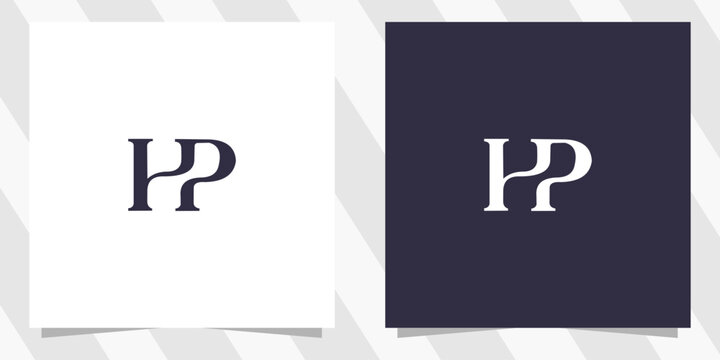 letter hp ph logo design