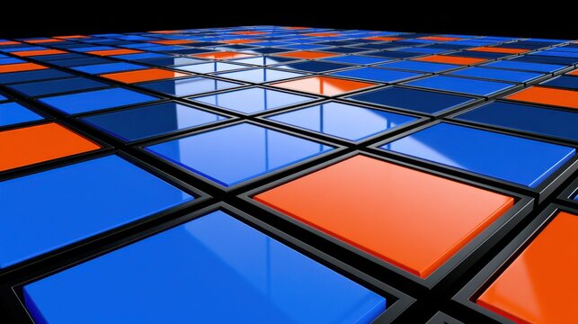 Abstract Neo-Brutalism Backdrop for Tech Websites