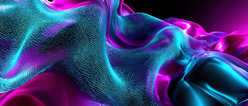 Abstract Cyber Tech Website Background Design