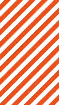 Diagonal red and white stripes looping animation transparent background candy cane pattern